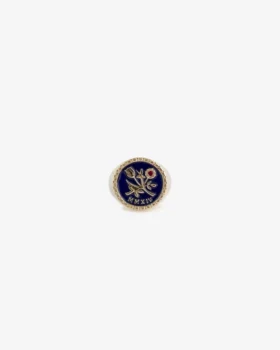 14 karats ring med Queens-vapen