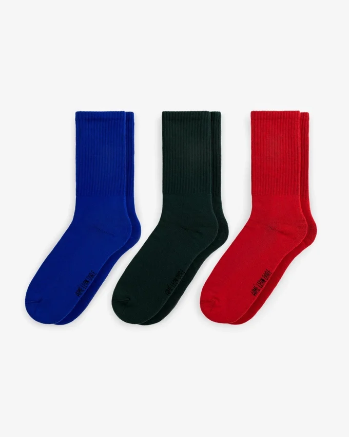 3-pack crew-strumpor