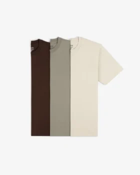 3-pack med flerfärgade T-tröjor