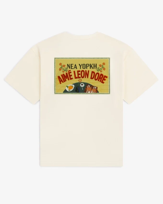 Aimé-T-shirt med vykortmotiv