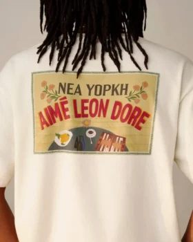 Aimé-T-shirt med vykortmotiv
