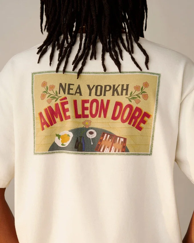 Aimé-T-shirt med vykortmotiv
