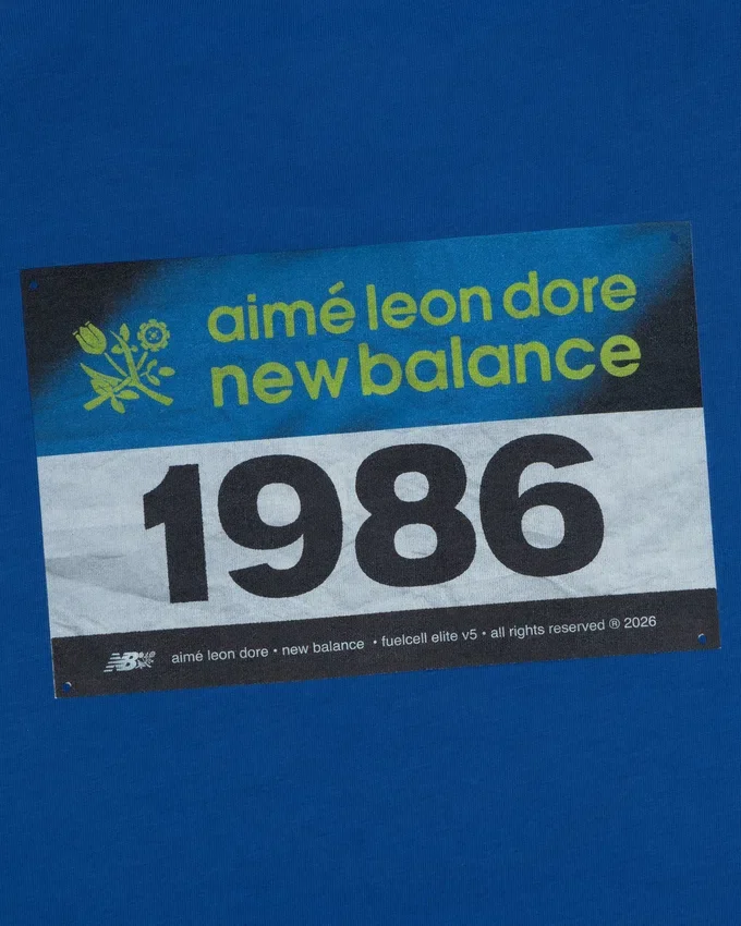 ALD / New Balance löpartröja med nummerlapp