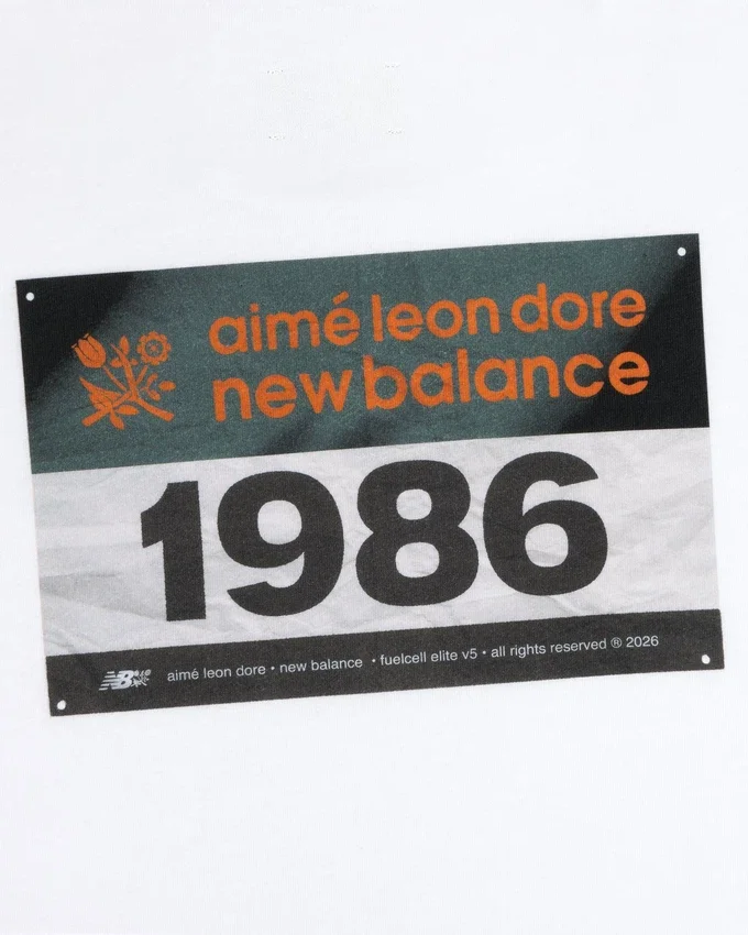 ALD / New Balance löpartröja med nummerlapp