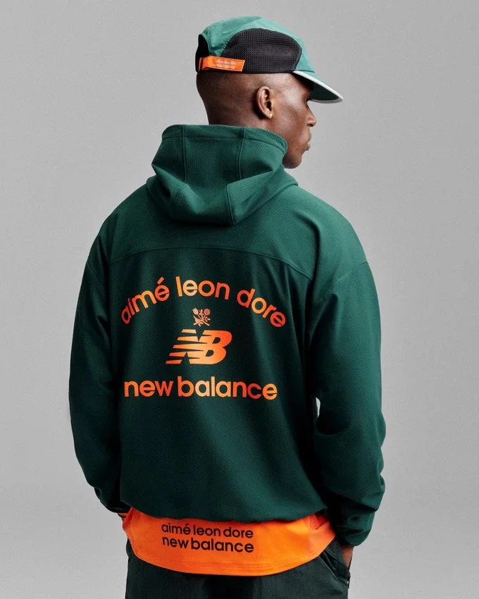 ALD / New Balance uppvärmningshoodie med hel dragkedja