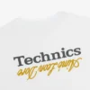 ALD / T-shirt med Technics-logotyp