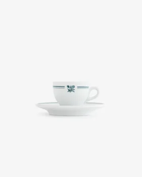 Café Leon Dore espressokopp och fat (6-pack)