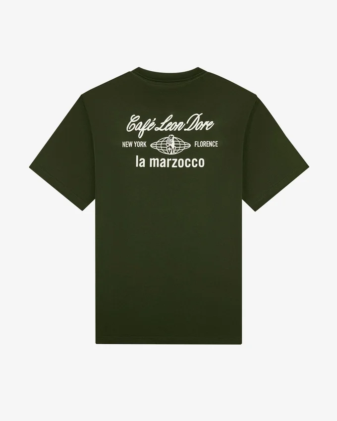 Café Leon Dore / La Marzocco-T-shirt