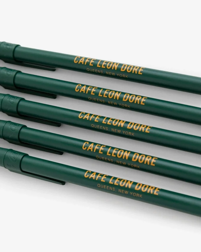 Café Leon Dore-paket med kulspetspennor