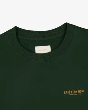 Café Leon Dore-tröja med rund hals