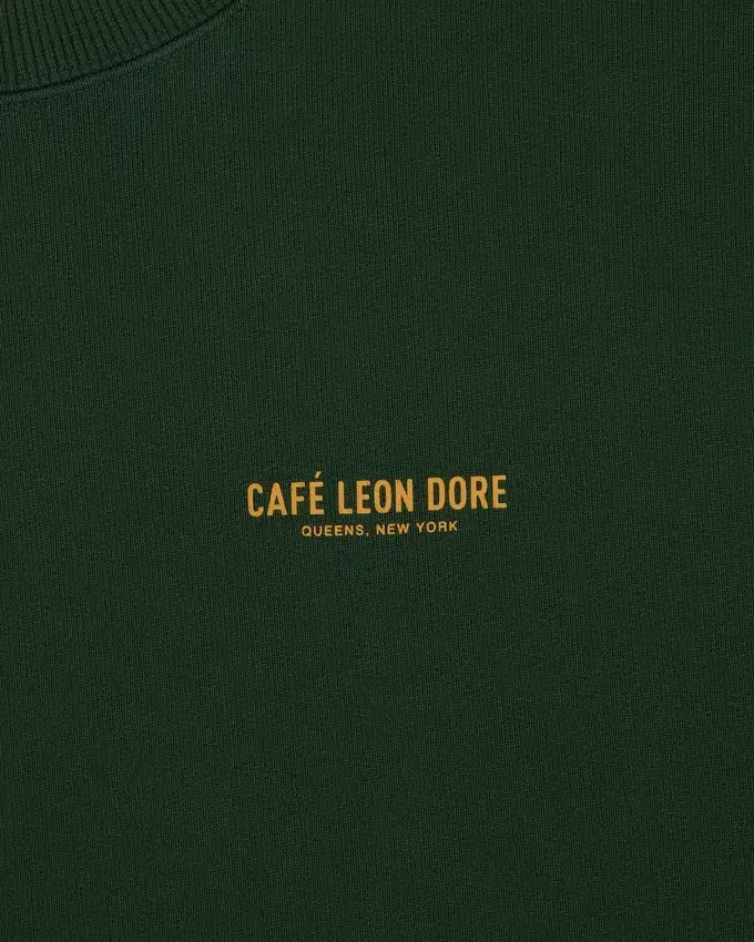Café Leon Dore-tröja med rund hals