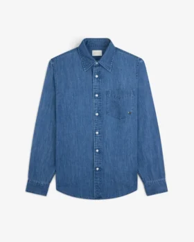 Chambray-skjorta med vapensköld
