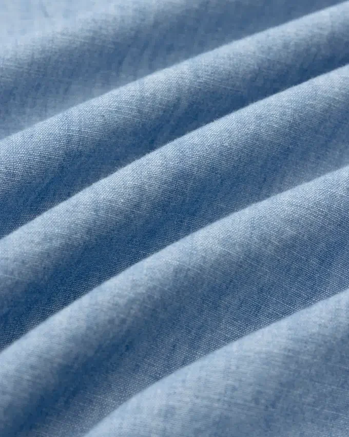Chambray-skjorta med vapensköld