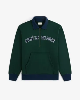 Collegiate-tröja med kvartslås
