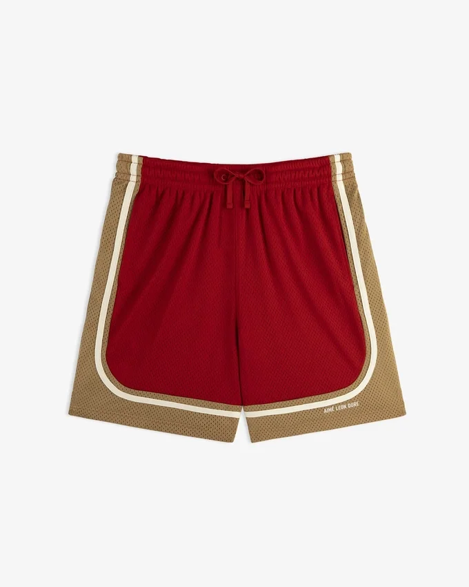 Court-shorts i färgblock