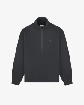 Crest Piqué-tröja med halv dragkedja