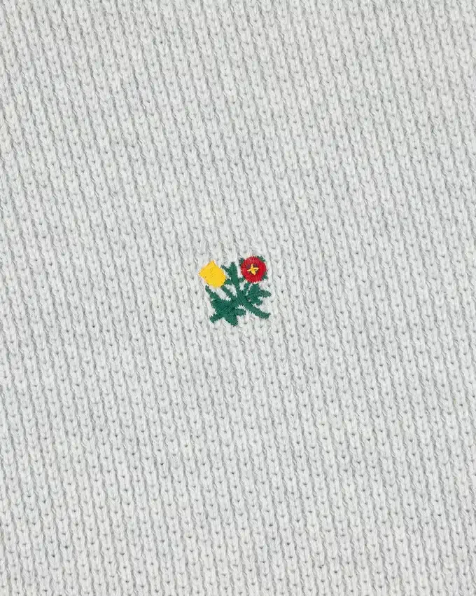 Crest Piqué-tröja med halv dragkedja