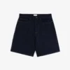 Denimshorts med sköljtvätt