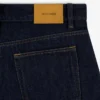 Denimshorts med sköljtvätt