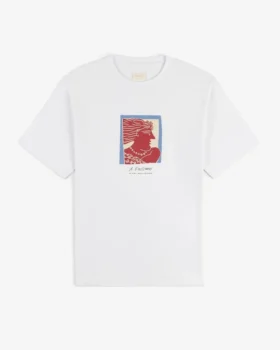 Fassianos-T-shirt med porträtt