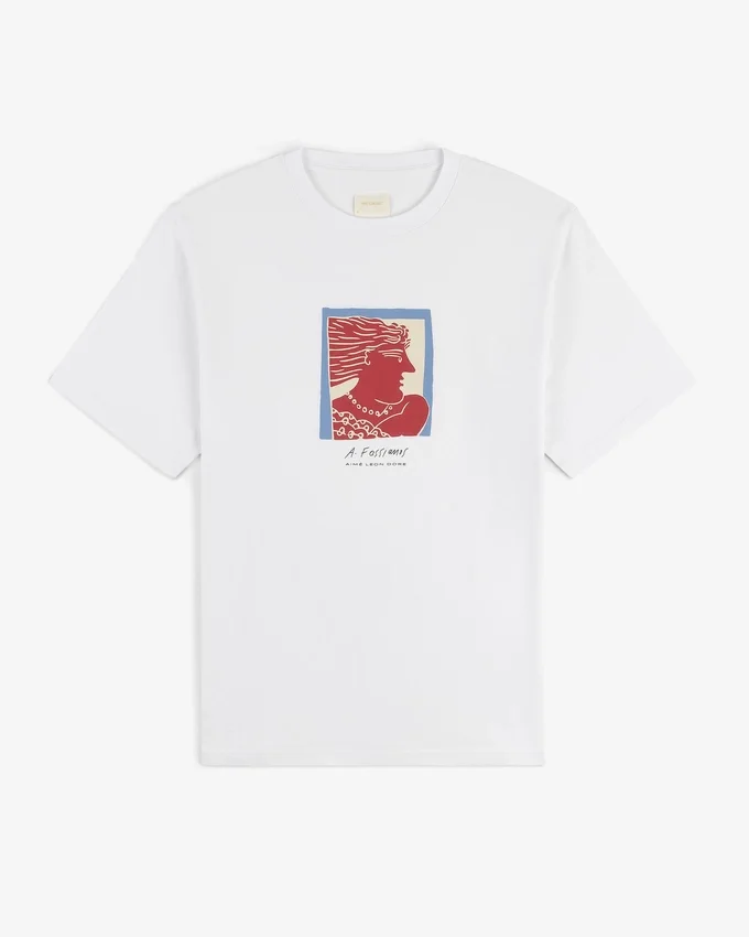 Fassianos-T-shirt med porträtt
