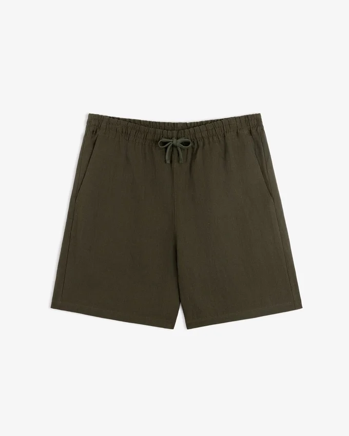 Fritidsshorts i linne