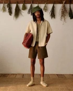 Fritidsshorts i linne
