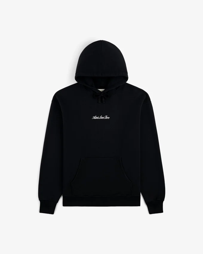 Huvtröja med broderad logotyp