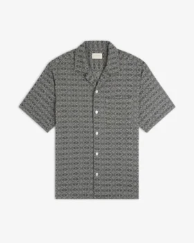 Jacquard-fritidsskjorta
