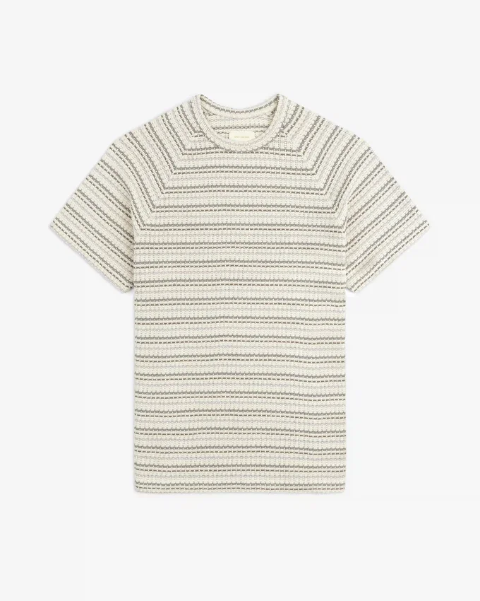 Jacquardrandig T-shirt