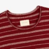 Jacquardrandig T-shirt med hög hals