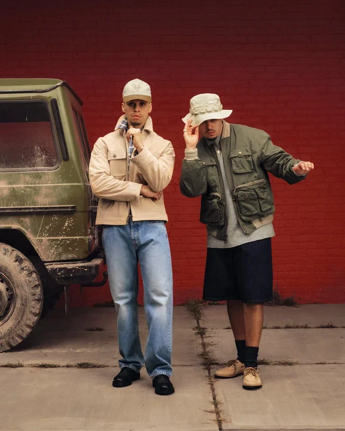 Denimshorts med sköljtvätt