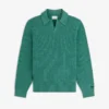 Långärmad bouclé-polo