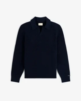 Långärmad bouclé-polo
