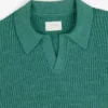 Långärmad bouclé-polo