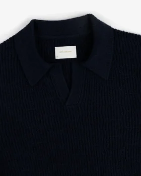 Långärmad bouclé-polo