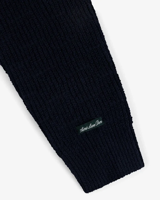 Långärmad bouclé-polo