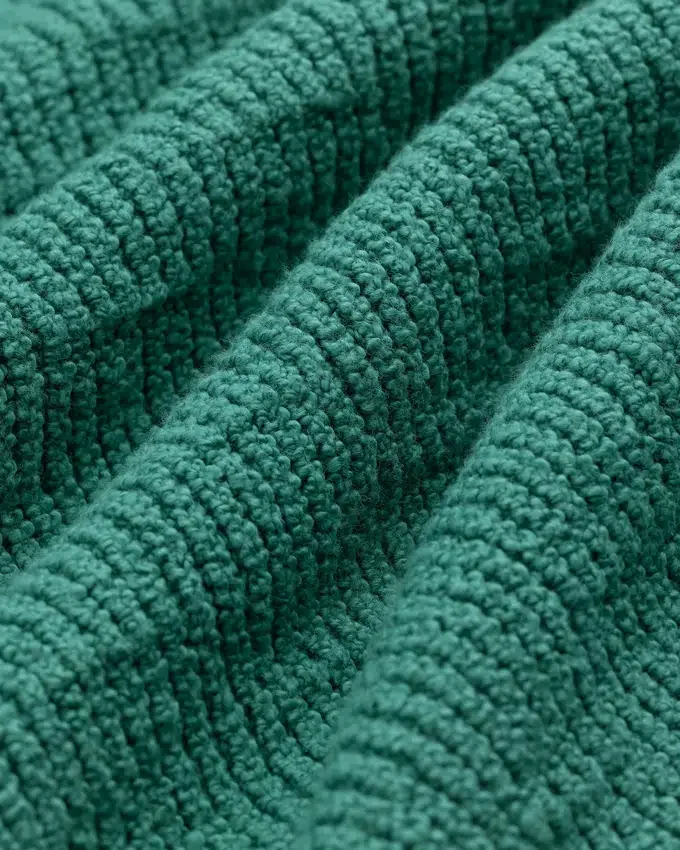 Långärmad bouclé-polo