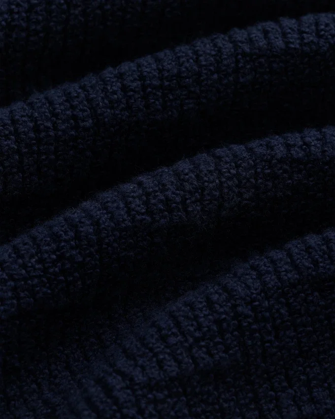 Långärmad bouclé-polo