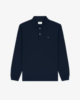 Långärmad Crest Piqué-polo