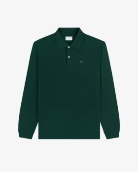 Långärmad Crest Piqué-polo