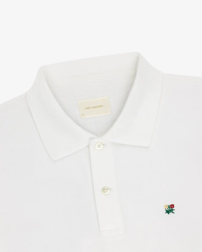 Långärmad Crest Piqué-polo