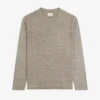 Långärmad stickad T-shirt med ficka