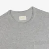 Långärmad stickad T-shirt med ficka
