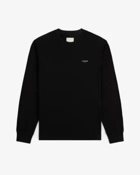 Långärmad T-shirt med mikro-logotyp