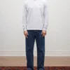 Långärmad T-shirt med mikro-logotyp