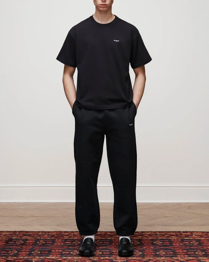 T-shirt med mikro-logotyp
