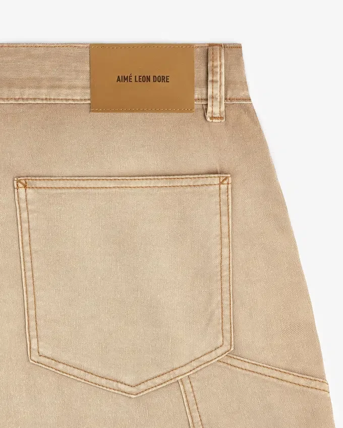 Plaggfärgade Carpenter-shorts