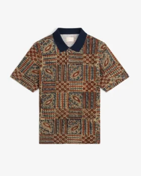 Polo i piké med paisleymönster