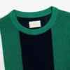 Randig T-shirt i nätstickat